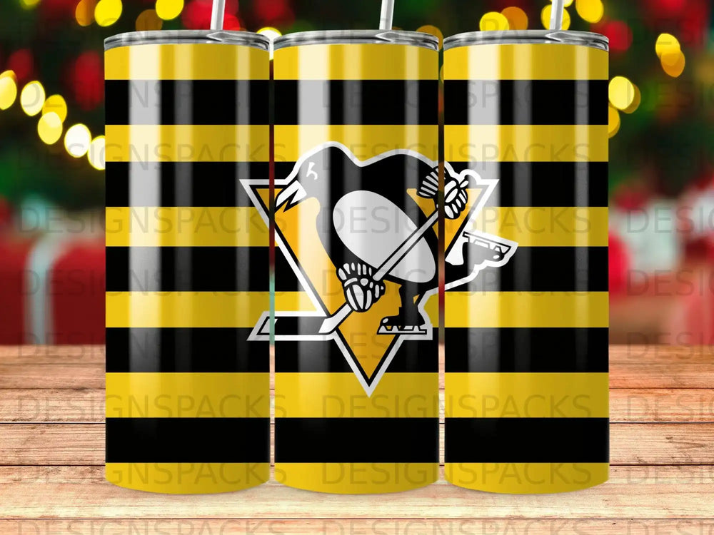 Pittsburgh Penguins Black Yellow Stripes Logo product type