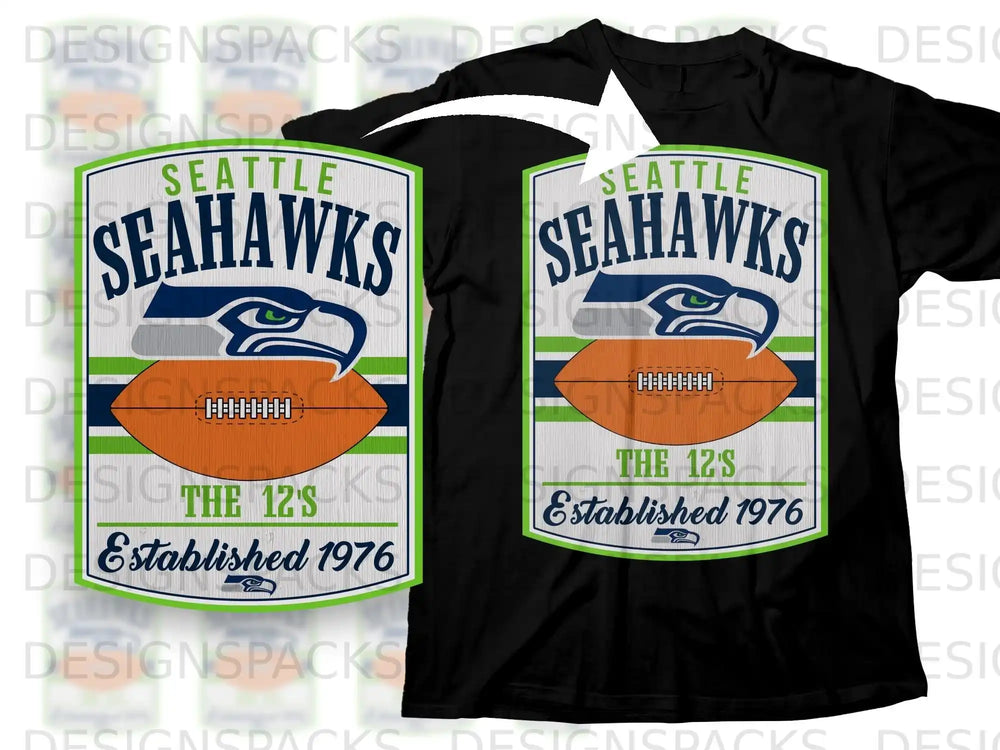 Seattle Seahawks The 12's Established 1976 T-Shirt