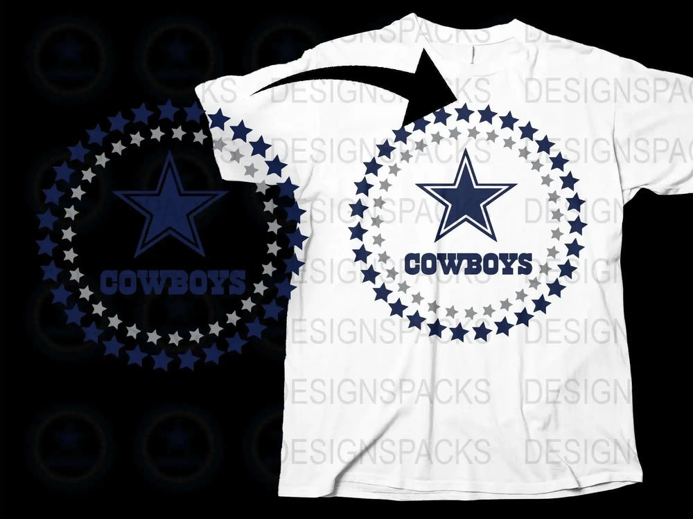 Dallas Star T-Shirt, Custom Football Fan Tee, Unisex Graphic Shirt, Sports Team Apparel, Gift for Fans
