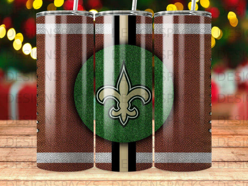 Football Saints Logo Green Grass Tumbler product type