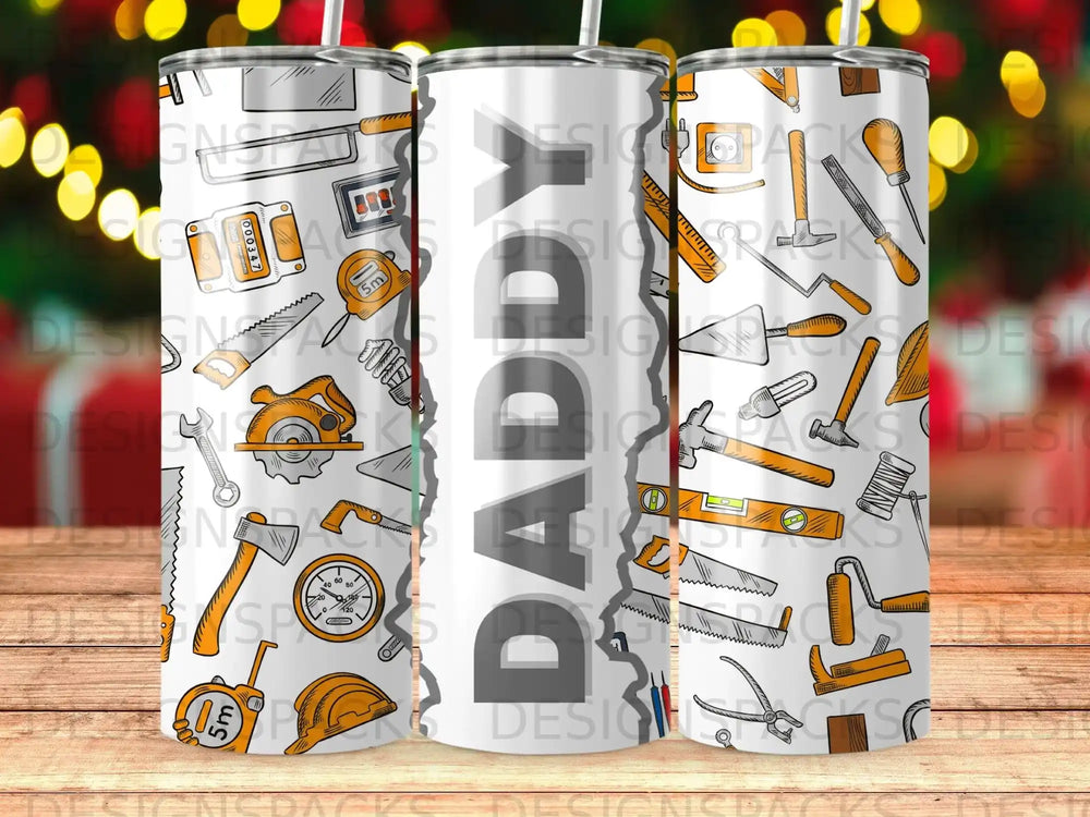 Daddy Tools Graphic Print Artwork Tumbler product type