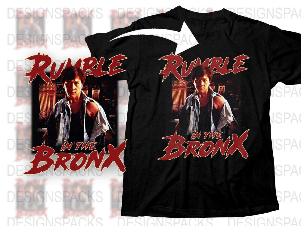 Rumble in the Bronx Movie T-Shirt, Vintage Action Film Tee, Retro 90s Martial Arts Shirt, Collector's Edition Apparel