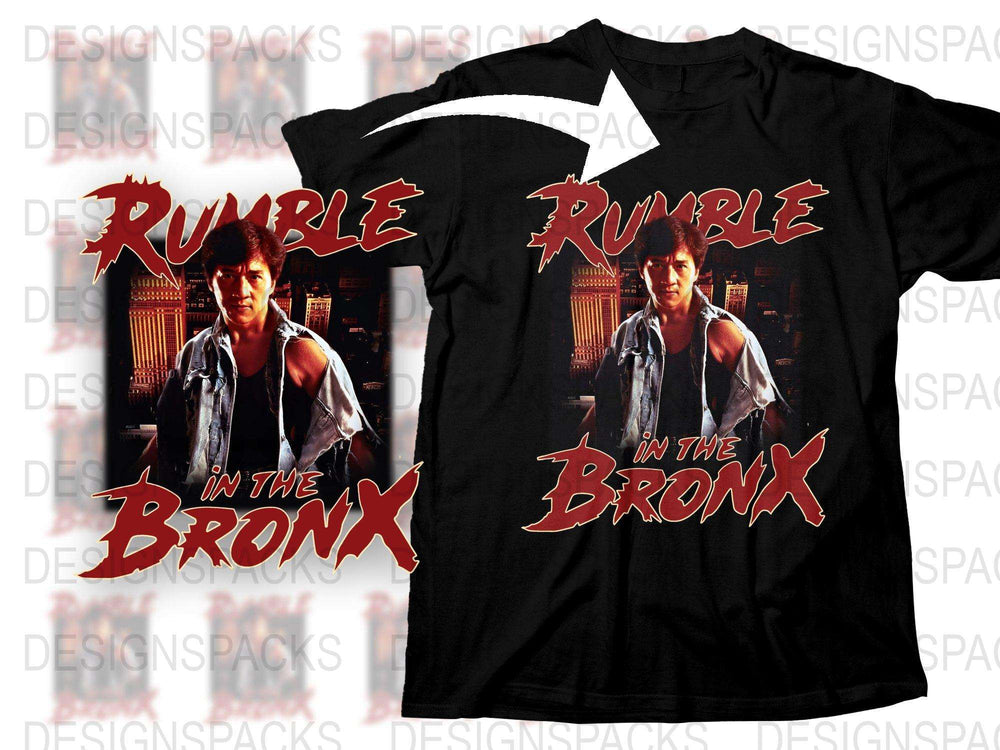 Rumble in the Bronx Movie T-Shirt, Vintage Action Film Tee, Retro 90s Martial Arts Shirt, Collector's Edition Apparel