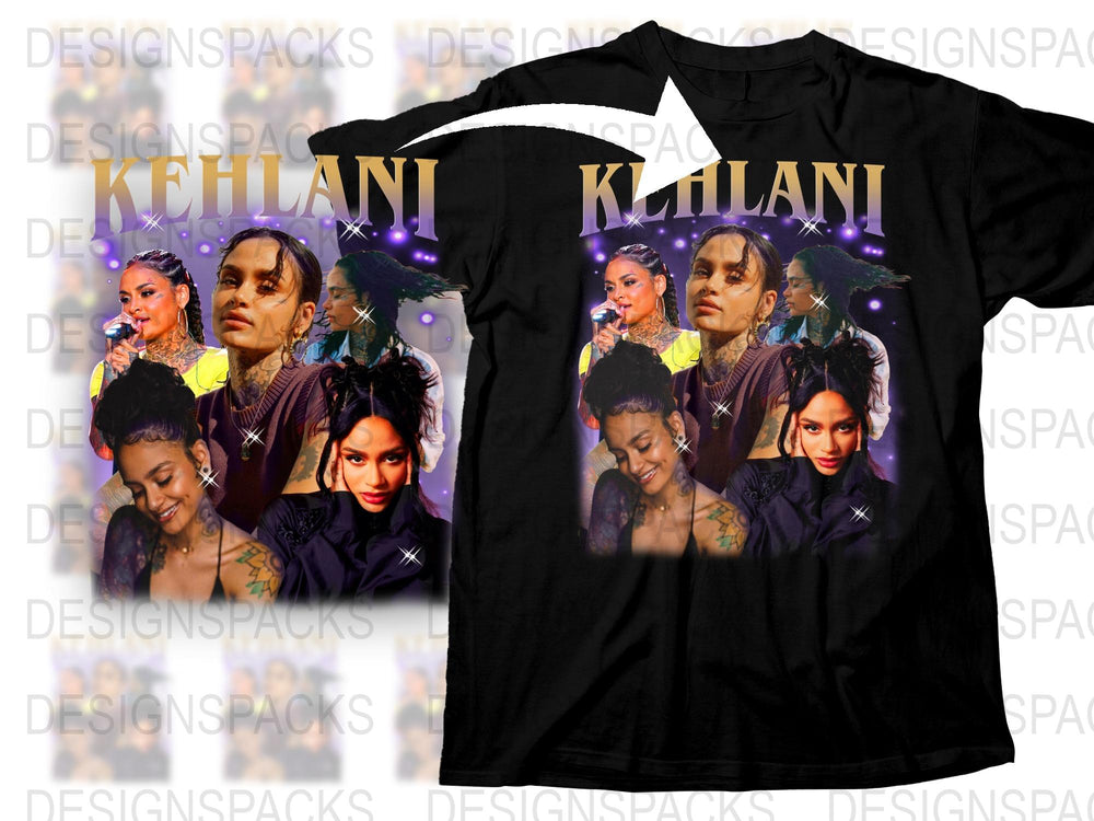Graphic T-Shirt with Multiple Celebrity Poses, Concert Tee, Music Fan Gift, Black Unisex Shirt