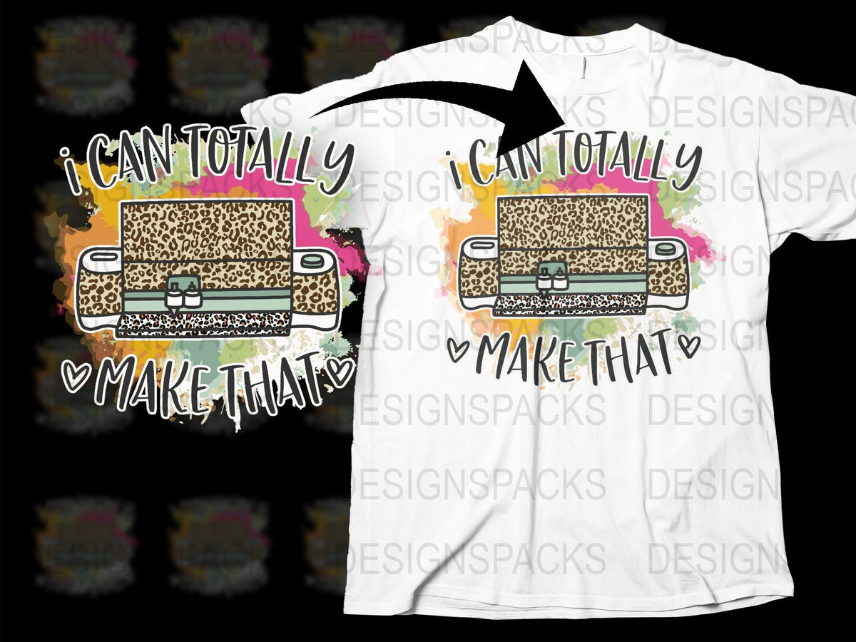 Leopard Print Typewriter T-Shirt, Retro Graphic Tee, Vintage Style, Cute Crafting Shirt, Unique Design, Colorful Casual Wear