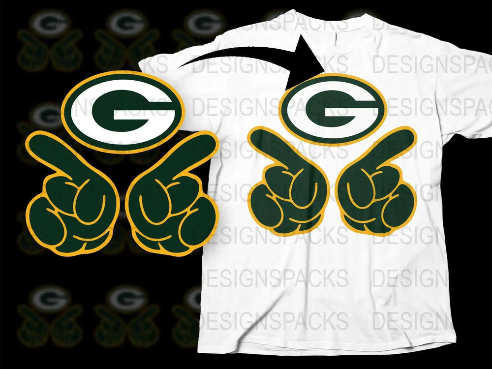 Green Bay Football Fan T-Shirt, Custom Sports Team Support Tee, Game Day Apparel, Unisex Tailgate Clothing