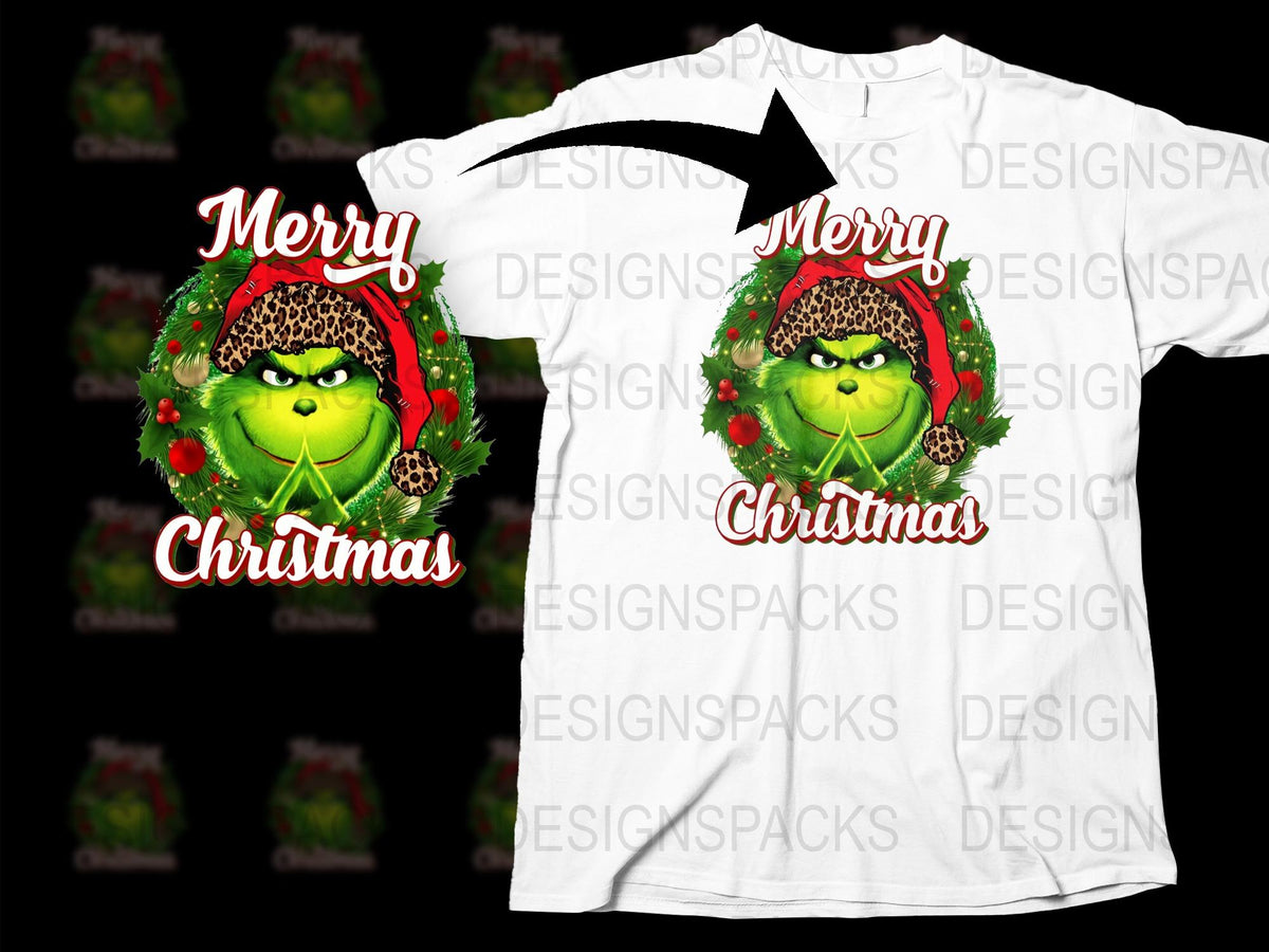 Grinch Christmas T-Shirt, Festive Holiday Tee, Funny Xmas Shirt Design, Unisex Gift Idea