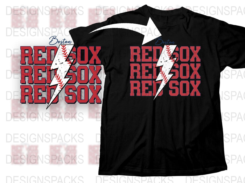 Boston Baseball T-Shirt, Red and White Graphic Tee, Sports Fan Apparel, Unisex Fashion Shirt