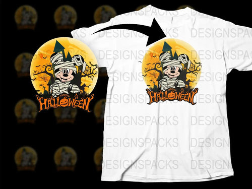 Kids Halloween T-Shirt Cartoon Pig Costume Fun Spooky Fall Graphic Tee