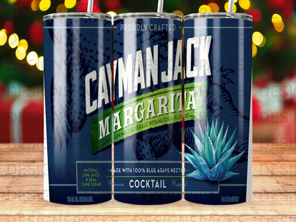 Cayman Jack Margarita premixed cocktail beverage with blue agave nectar.