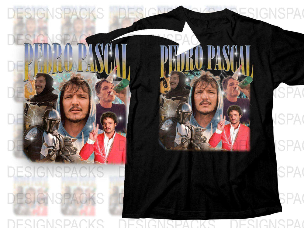 Pedro Pascal Fan T-Shirt, Unique Graphic Tee, Celebrity Inspired Shirt, Pop Culture Apparel, Gift Idea