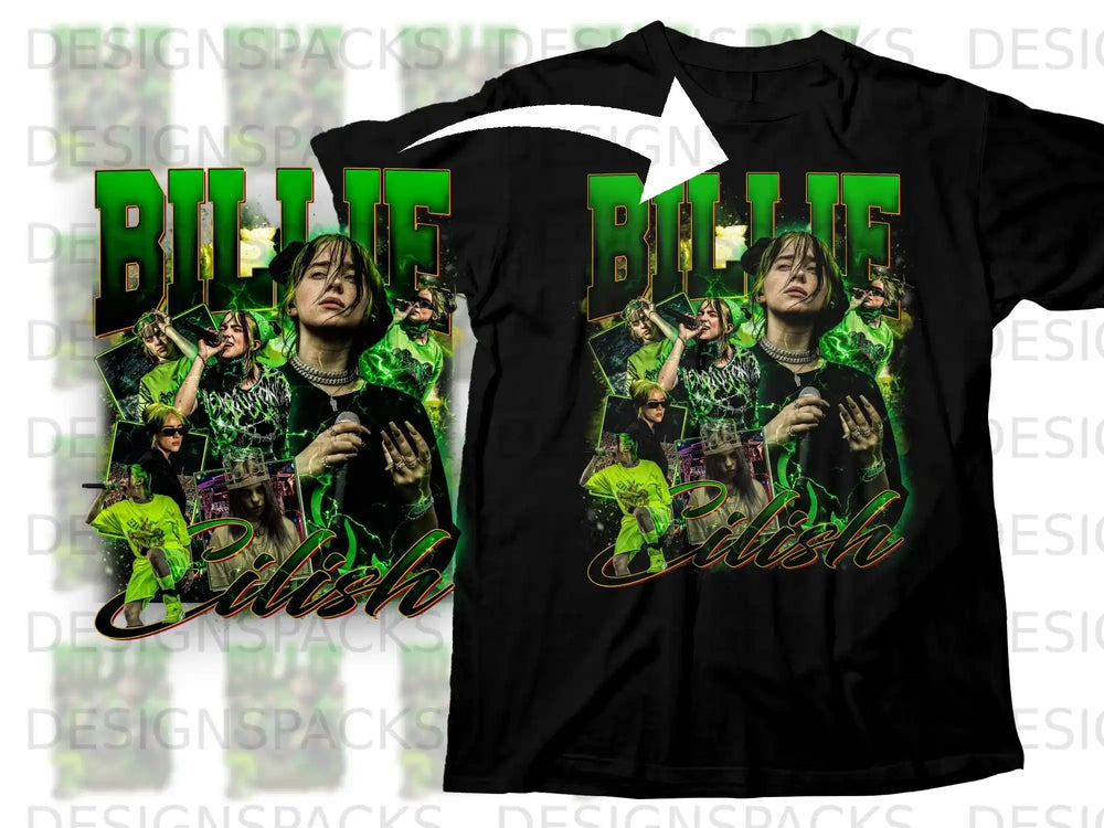 Billie Eilish Graphic Music Artist Fan Apparel