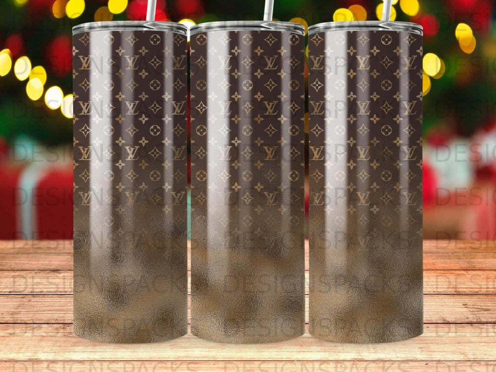 Brown Gradient Monogram Tumbler product type