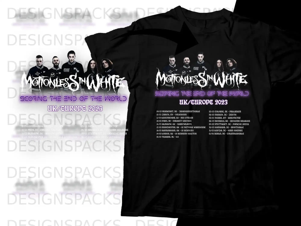 Motionless White "Scoring the End of the World" UK/Europe 2023 tour dates.