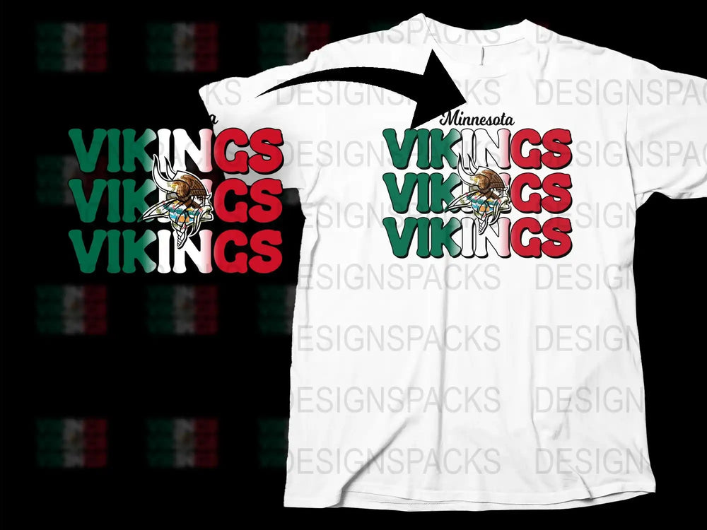 Minnesota Vikings T-Shirt, NFL Team Graphic Tee, Sports Fan Apparel, Unisex Football Shirt