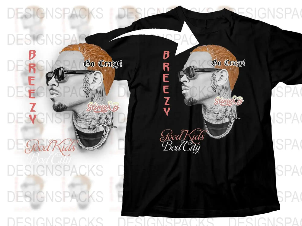 Hip Hop Inspired T-Shirt, Breezy Graphic Tee, Street Style Urban, Good Kids Bad City, Fashion Top