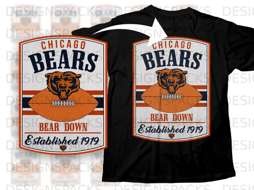 Chicago Bears Bear Down Established 1919 Shirt