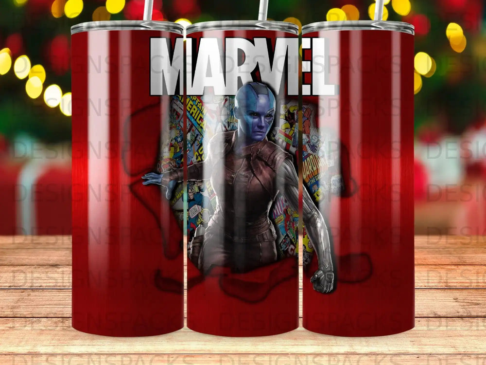 Marvel comic wrap featuring Captain Marvel and the Guardians of the Galaxy.