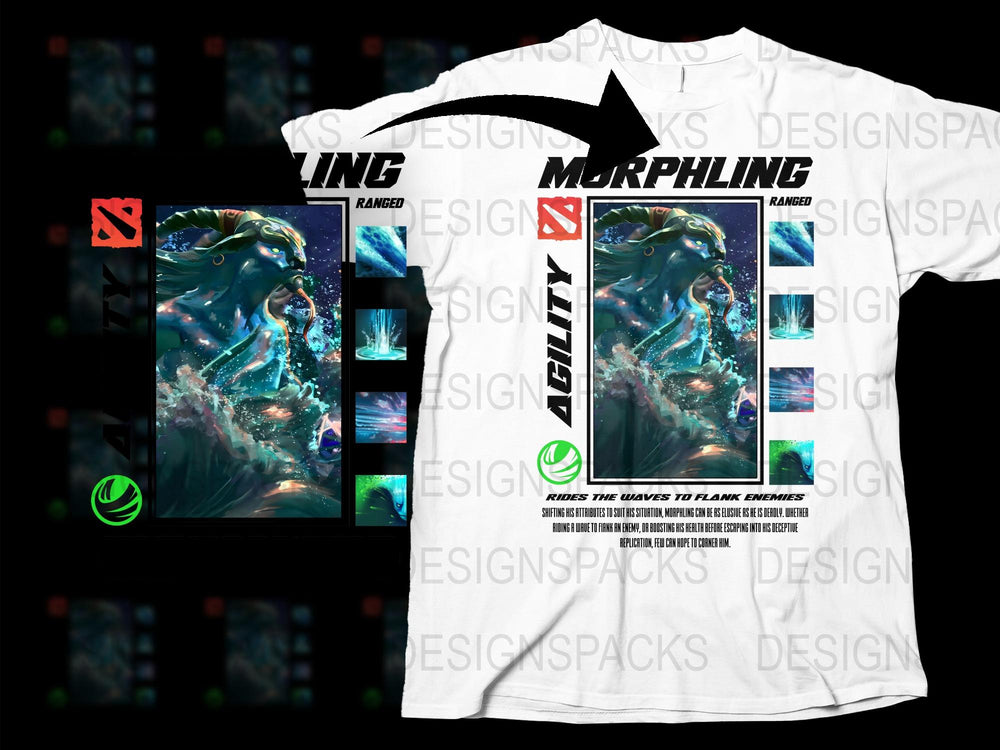 Graphic Designer T-Shirt with Vibrant Abstract Art, Colorful Artist Tee, Unique Digital Print Shirt for Creatives and Designers