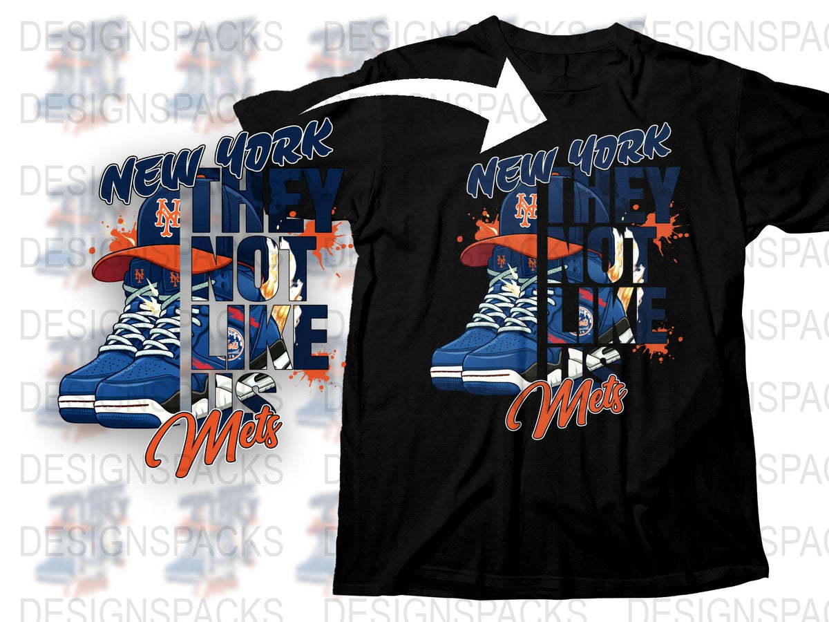 New York Mets T-Shirt, Unisex Baseball Graphic Tee, NY Sporty Casual Shirt