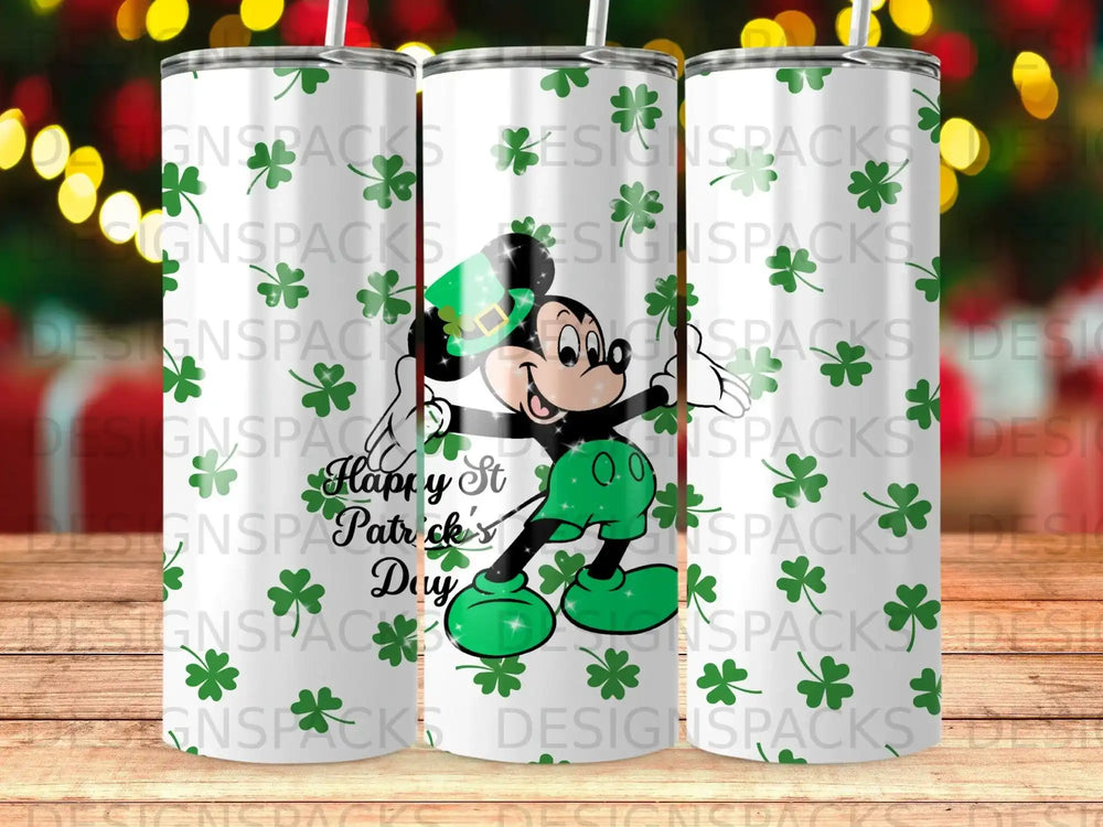 Mickey Mouse St Patricks Day Shamrocks Tumbler product type