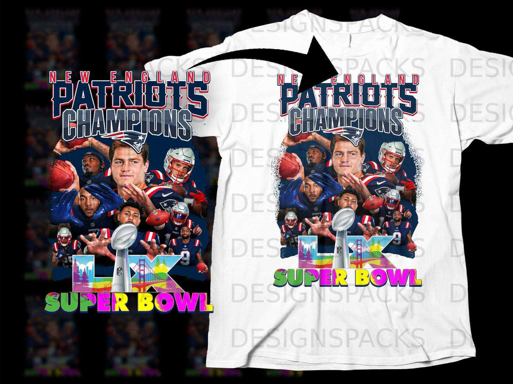 New England Patriots Champions Super Bowl T-shirt