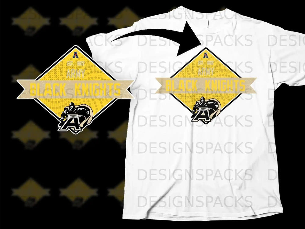 Army Black Knights Design Packs T-Shirt for Fans