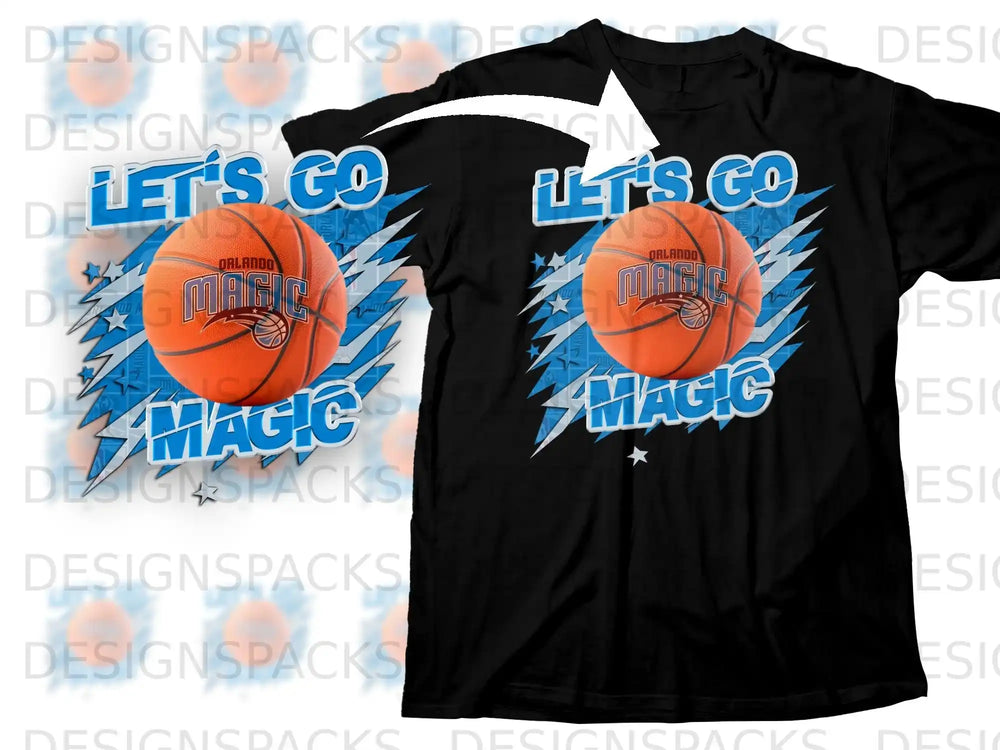 LET'S GO ORLANDO MAGIC Basketball Fan T-Shirt