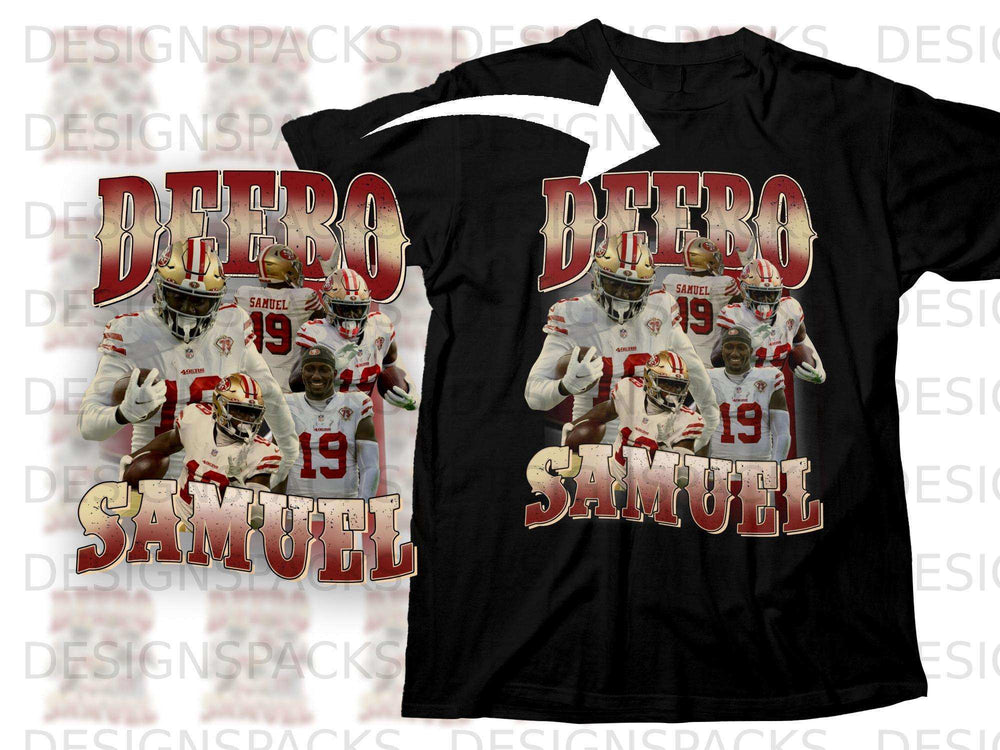 Football jersey with "DEEBO SAMUEL 19" printed on front.