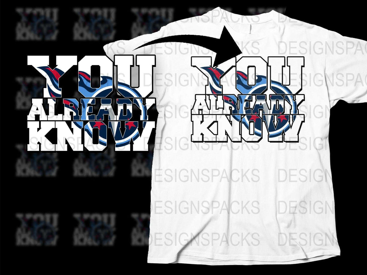 Graphic T-Shirt 'You Already Know' Motivational Text Bold Design Unisex Tee