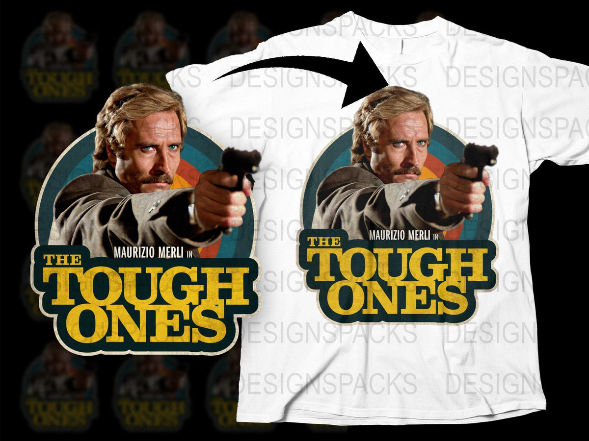 Vintage Movie T-Shirt - 'The Tough Ones' Inspired Retro Graphic Tee, Classic Film Fan Apparel, Unisex Fashion