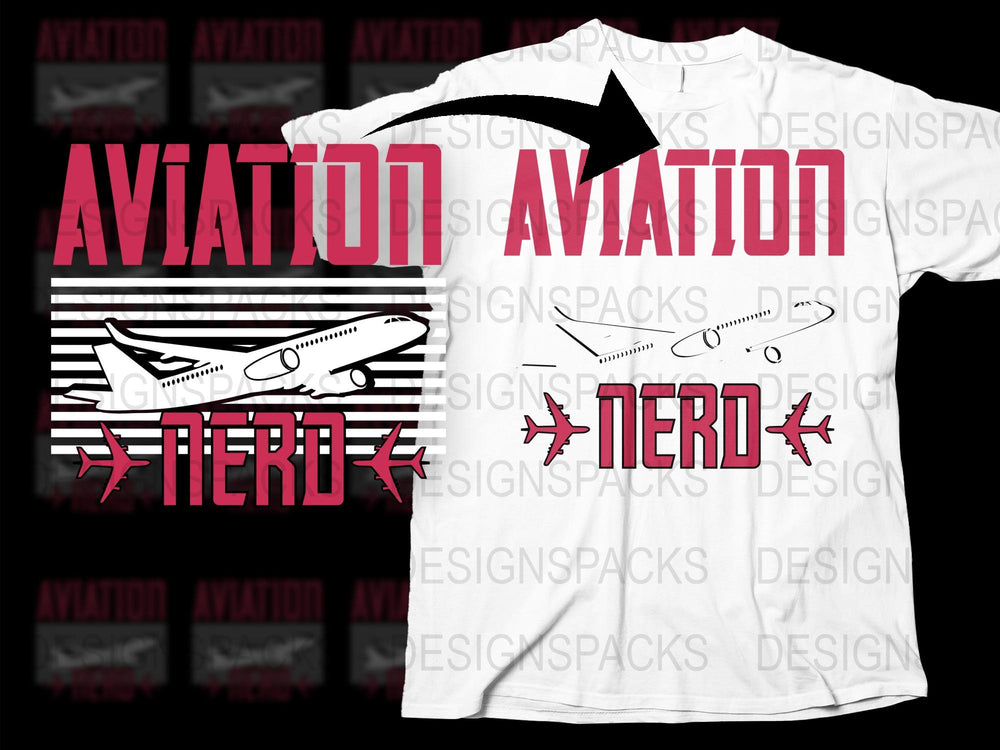 Aviation Nerd T-Shirt, Airplane Graphic Tee, Pilot Gift, Aviation Lover, White Shirt, Cool Airplane Design, Unisex Clothing