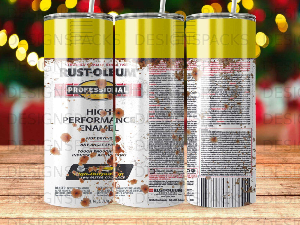 Rust-Oleum Professional High Performance Enamel spray paint can.