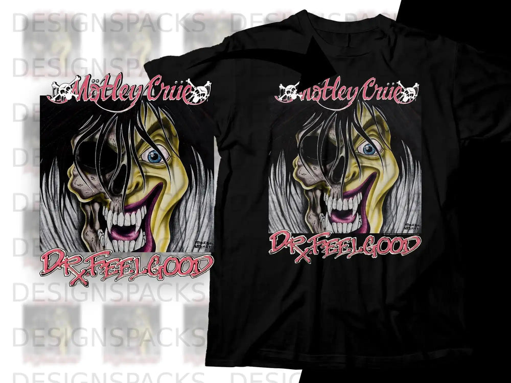 Motley Crue "Dr. Feelgood" album art t-shirt.