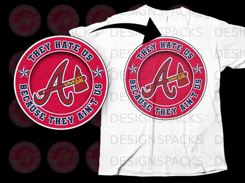 They Hate Us Because They Ain't Us Graphic Tee