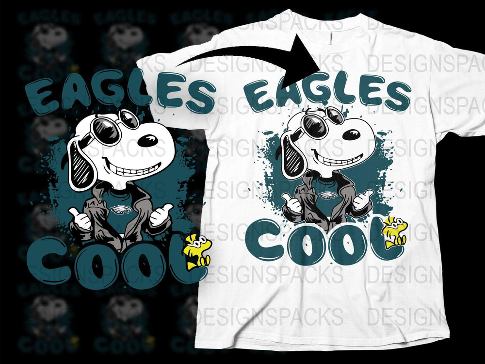 Cool Eagle Cartoon Graphic T-Shirt, Funny Eagle Character Tee, Casual Streetwear, Unique Gift Idea for Bird Lovers