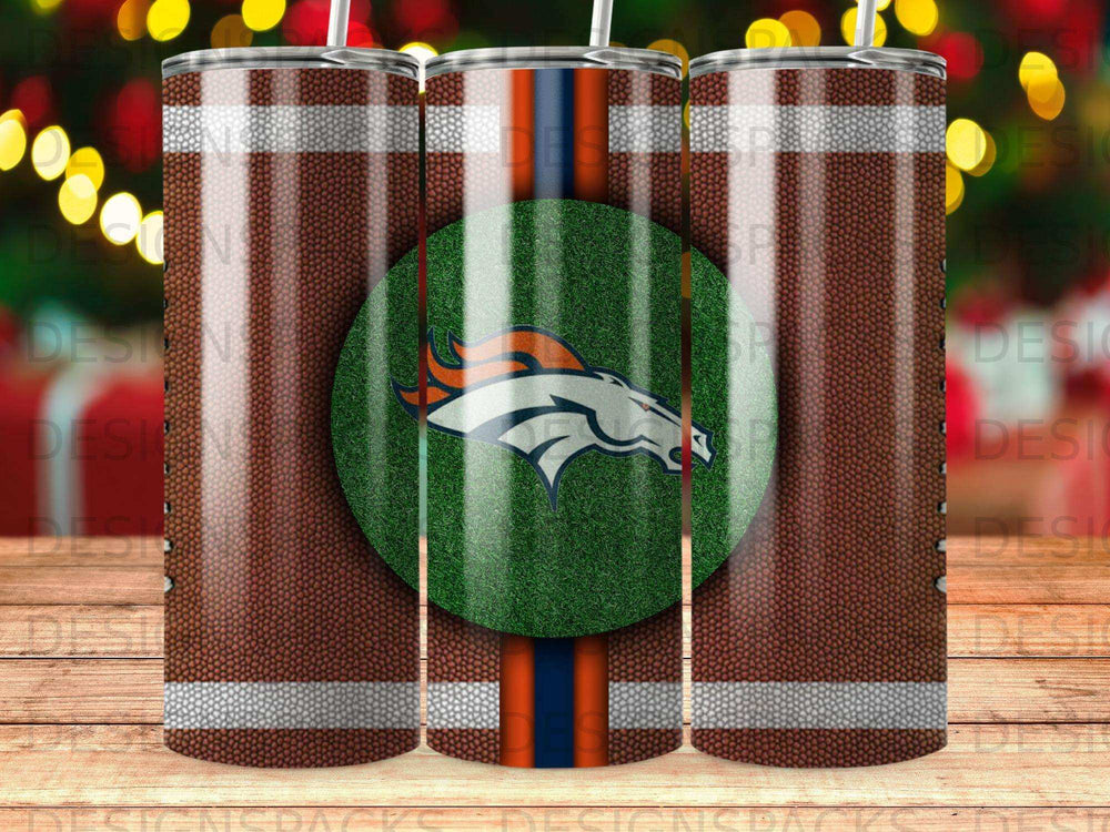 Broncos Football Grass Logo Tumbler Design product type