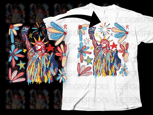 Colorful Native American Inspired T-Shirt, Unisex Graphic Tee with Tribal Art and Butterflies
