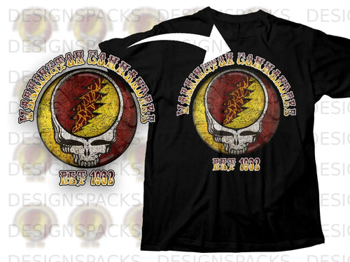 Kaleidoscope California Est 1982 Skull Graphic Shirt
