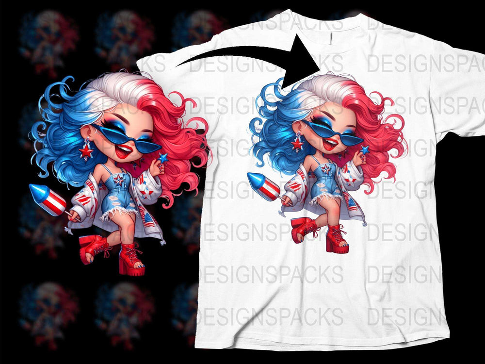 Colorful Pop Art Fashion T-Shirt, Trendy Female Character Design, Stylish Oversized Graphic Tee, Unique Streetwear