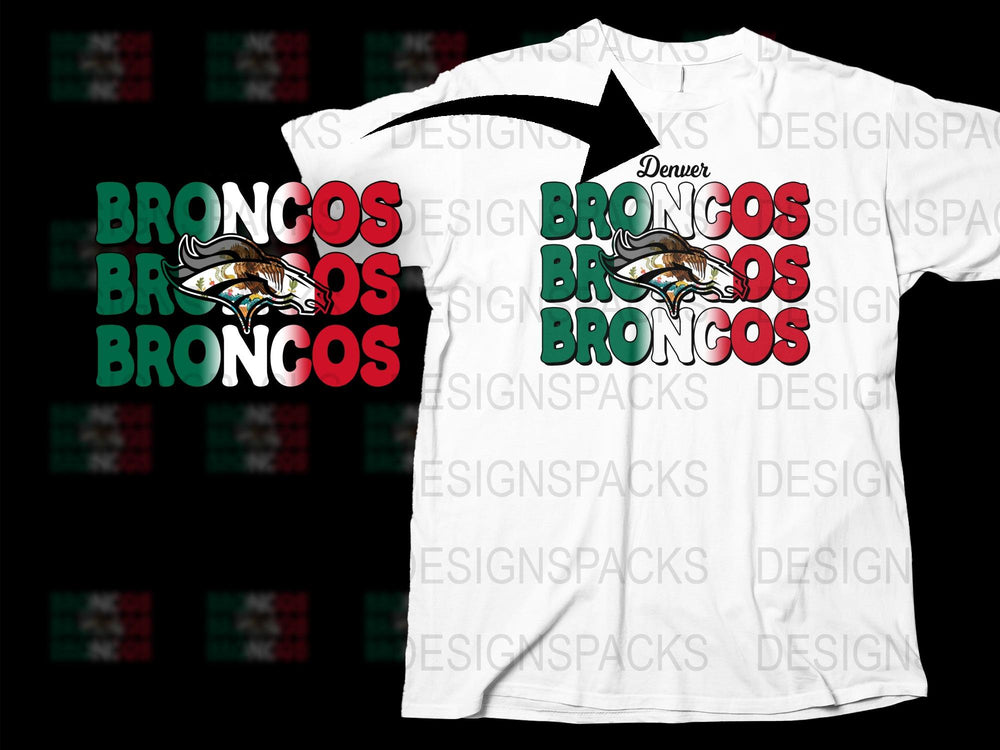 Denver Broncos T-Shirt, Vintage Logo, Sports Fan Gift, NFL Team Apparel, White Unisex Tee