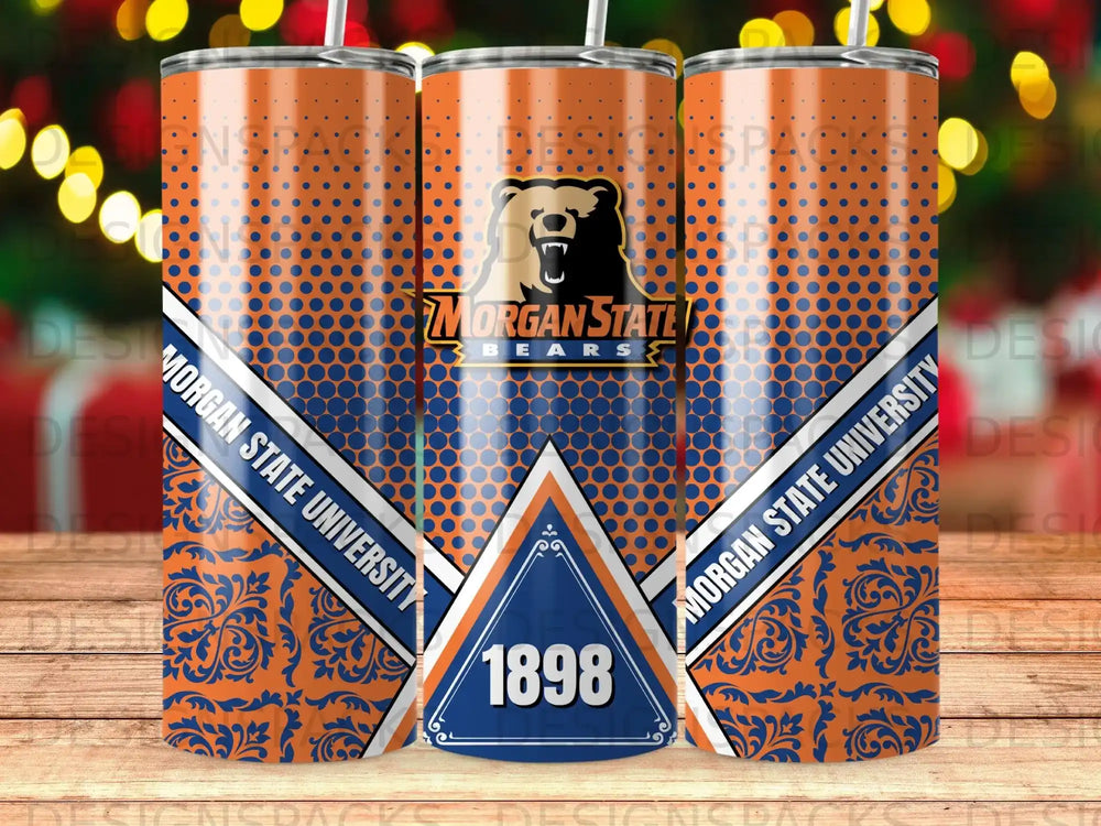 MORGAN STATE UNIVERSITY BEARS 1898 Orange Blue product