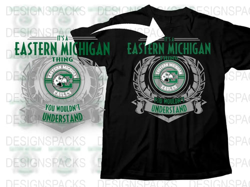 Eastern Michigan Eagles T-Shirt, College Sports Apparel, It's a Michigan Thing Tee, Fan Gear, Athletic Clothing, University Merchandise