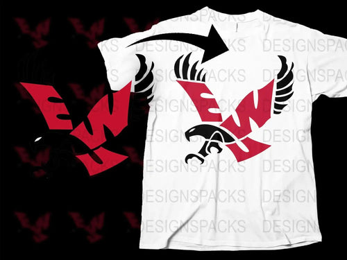 Eastern Washington Eagles College Football Png Digital Download