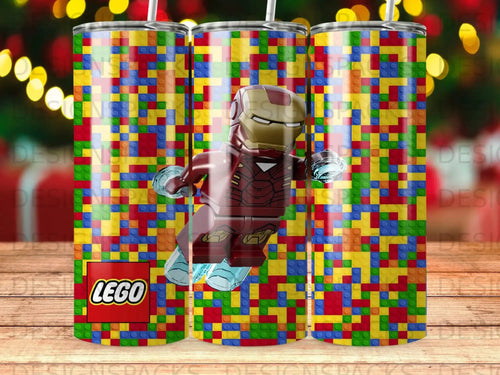 LEGO Iron Man Minifigure Brick Design Tumbler product type