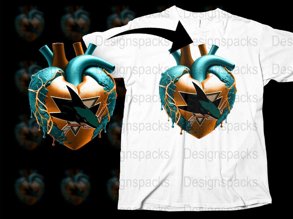 Unique Broken Heart Design T-Shirt, Stylish Graphic Tee, Cool Heart Art Print, Unisex Fashion Shirt, Trendy Casual Wear, Gift Idea