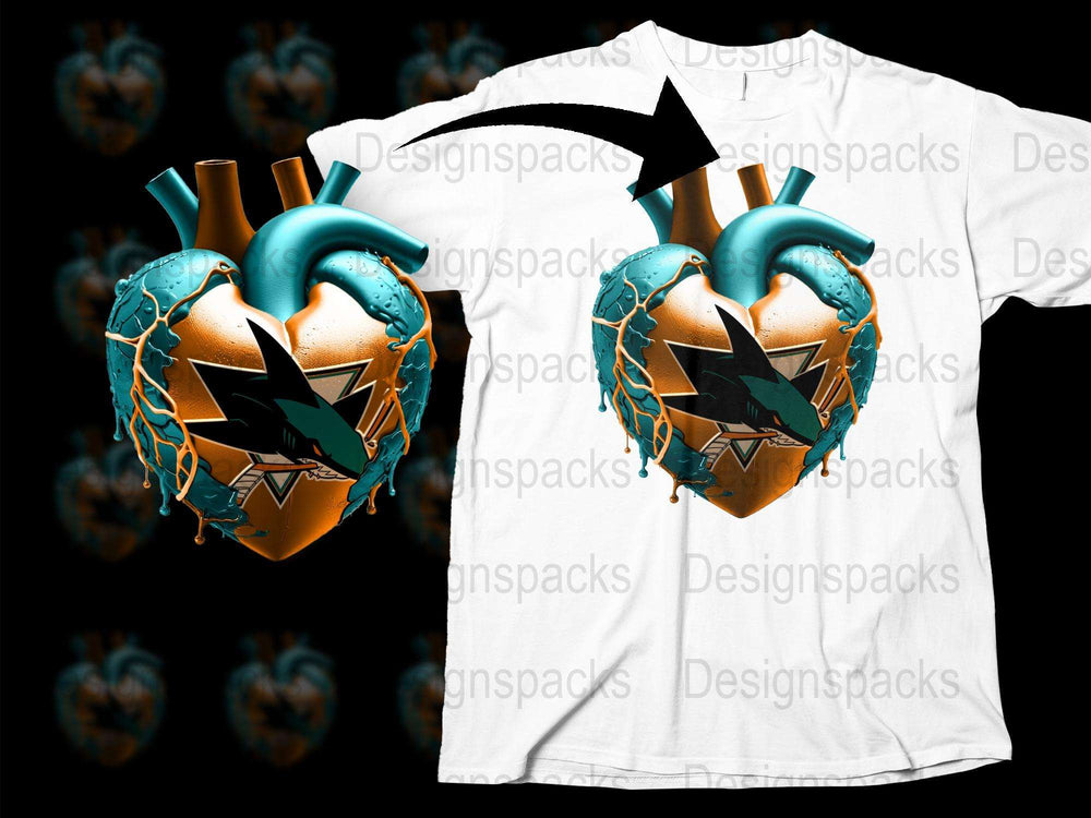 Unique Broken Heart Design T-Shirt, Stylish Graphic Tee, Cool Heart Art Print, Unisex Fashion Shirt, Trendy Casual Wear, Gift Idea
