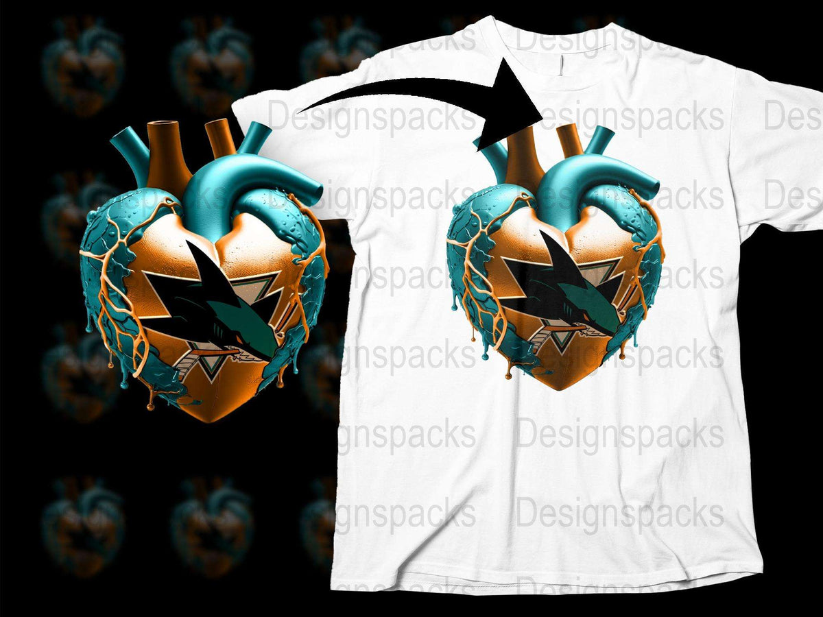 Unique Broken Heart Design T-Shirt, Stylish Graphic Tee, Cool Heart Art Print, Unisex Fashion Shirt, Trendy Casual Wear, Gift Idea