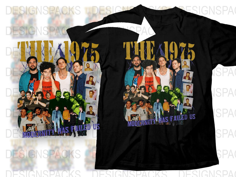 The 1975 Band T-Shirt, Modernity Has Failed Us Design, Vintage Style Music Tee, Unisex Graphic Shirt