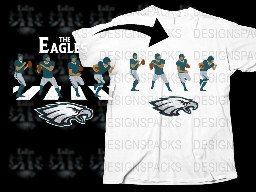 Philadelphia Eagles Themed T-Shirt, Football Dance Move Graphic Tee, Sports Fan Apparel